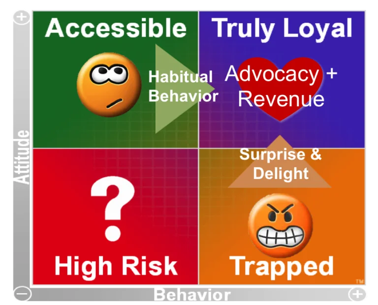 Loyalty Model Groupings – en kundelojalitet modell