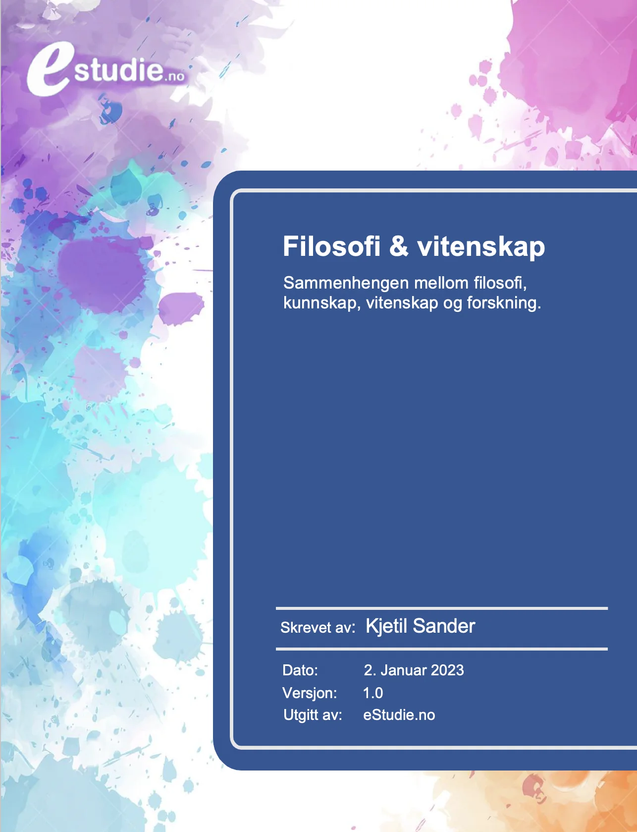Filosofi & vitenskap
