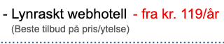 Webhotell